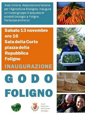 Nasce a Foligno "Godo", Gruppo d'acquisto di prodotti biologici.